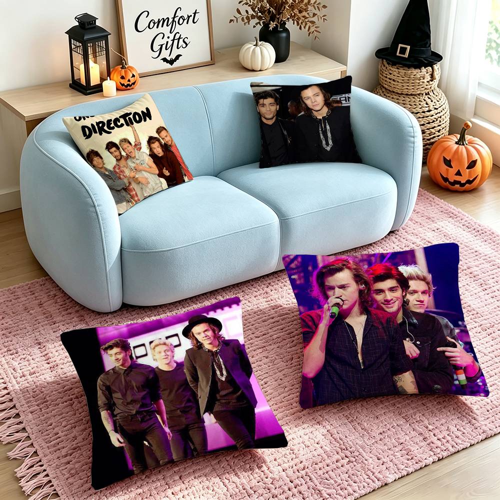 Home Textiles Direct - Capa de Almofada Quadrada com Estampa