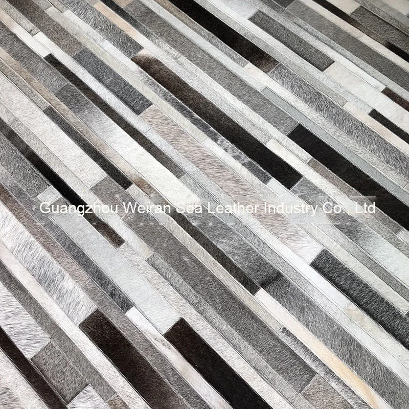 Tapete Cinza de Couro Natural  - Home Textiles Importers In Usa avaliação e preço