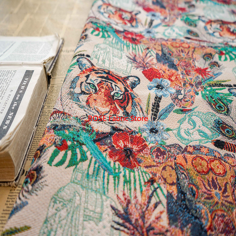 1 metro padrão tigre fio tingi - Home Textiles Importers In Usa avaliação e preço