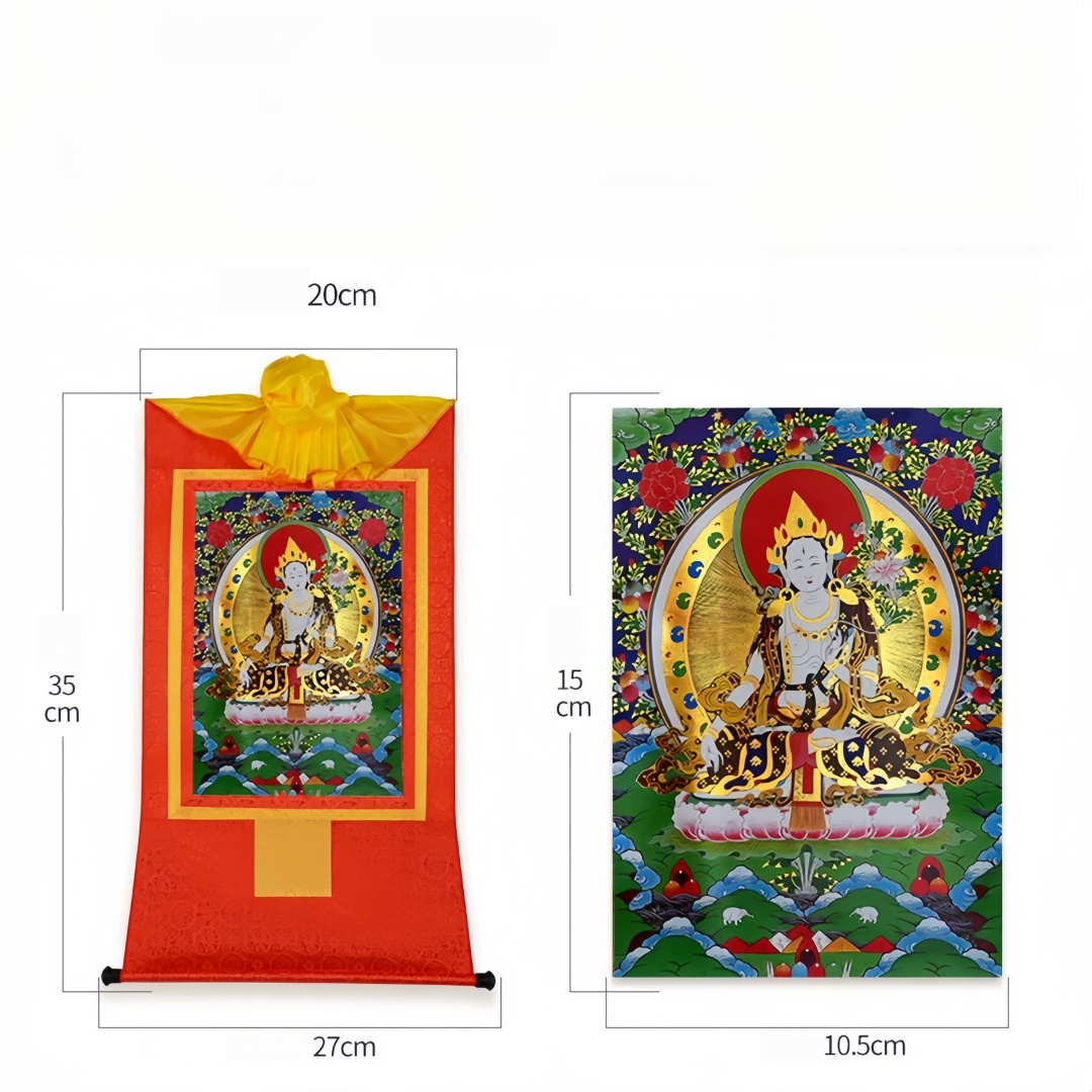 Thangka de Buda Tara Branca, R - Home Textiles & Decorations avaliação e preço