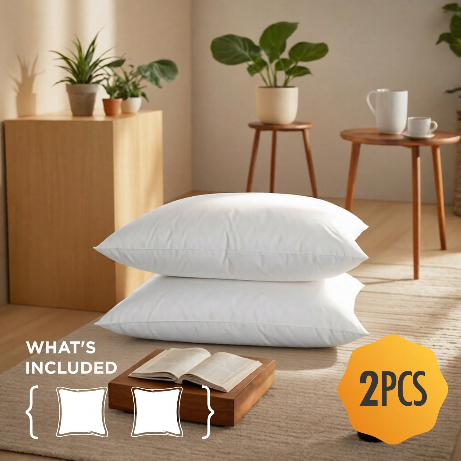 Conjunto de 2 e 4 unidades de  - Pillow Insert 18X18 avaliação e preço